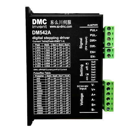 低壓兩相步進驅(qū)動器DM542A